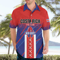 Custom Costa Rica Rugby Hawaiian Shirt Ticos Go Champions