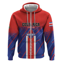 Custom Costa Rica Rugby Hoodie Ticos Go Champions