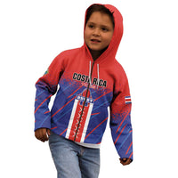Custom Costa Rica Rugby Kid Hoodie Ticos Go Champions