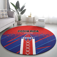 Costa Rica Rugby Round Carpet Ticos Go Champions