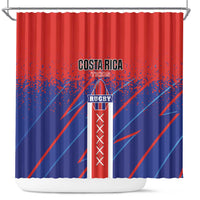 Costa Rica Rugby Shower Curtain Ticos Go Champions