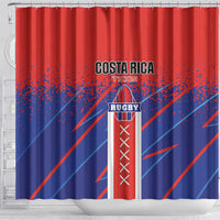 Costa Rica Rugby Shower Curtain Ticos Go Champions