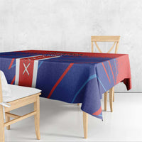 Costa Rica Rugby Tablecloth Ticos Go Champions