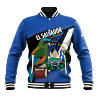 Custom El Salvador Rugby Baseball Jacket Los Torogoces Go Champions