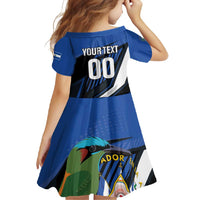 Custom El Salvador Rugby Family Matching Mermaid Dress and Hawaiian Shirt Los Torogoces Go Champions