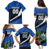 Custom El Salvador Rugby Family Matching Puletasi and Hawaiian Shirt Los Torogoces Go Champions