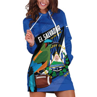 Custom El Salvador Rugby Hoodie Dress Los Torogoces Go Champions