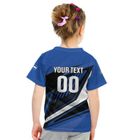 Custom El Salvador Rugby Kid T Shirt Los Torogoces Go Champions