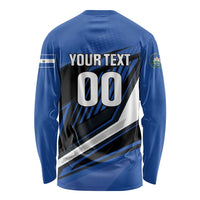 Custom El Salvador Rugby Long Sleeve Shirt Los Torogoces Go Champions