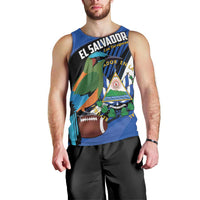 Custom El Salvador Rugby Men Tank Top Los Torogoces Go Champions
