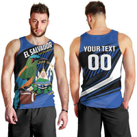 Custom El Salvador Rugby Men Tank Top Los Torogoces Go Champions