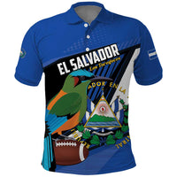 Custom El Salvador Rugby Polo Shirt Los Torogoces Go Champions