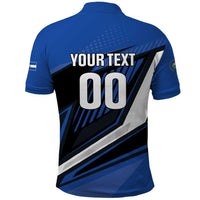 Custom El Salvador Rugby Polo Shirt Los Torogoces Go Champions