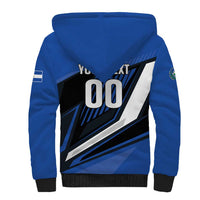 Custom El Salvador Rugby Sherpa Hoodie Los Torogoces Go Champions