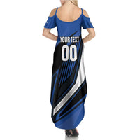 Custom El Salvador Rugby Summer Maxi Dress Los Torogoces Go Champions