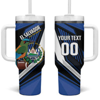 Custom El Salvador Rugby Tumbler With Handle Los Torogoces Go Champions