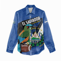 Custom El Salvador Rugby Women Casual Shirt Los Torogoces Go Champions