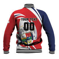 Custom Panama Rugby Baseball Jacket Diablos Rojos Go Champions