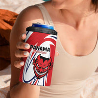 Custom Panama Rugby 4 in 1 Can Cooler Tumbler Diablos Rojos Go Champions