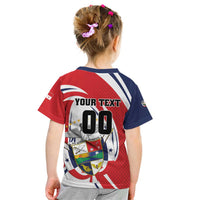Custom Panama Rugby Kid T Shirt Diablos Rojos Go Champions