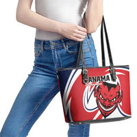 Panama Rugby Leather Tote Bag Diablos Rojos Go Champions