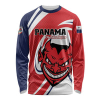 Custom Panama Rugby Long Sleeve Shirt Diablos Rojos Go Champions
