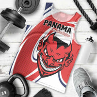 Custom Panama Rugby Men Tank Top Diablos Rojos Go Champions