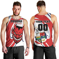 Custom Panama Rugby Men Tank Top Diablos Rojos Go Champions