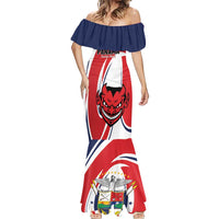 Custom Panama Rugby Mermaid Dress Diablos Rojos Go Champions