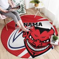 Panama Rugby Round Carpet Diablos Rojos Go Champions