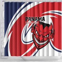 Panama Rugby Shower Curtain Diablos Rojos Go Champions