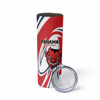 Custom Panama Rugby Skinny Tumbler Diablos Rojos Go Champions