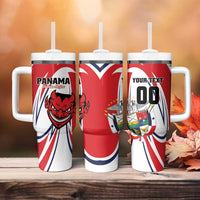 Custom Panama Rugby Tumbler With Handle Diablos Rojos Go Champions