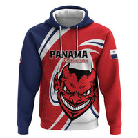 Custom Panama Rugby Zip Hoodie Diablos Rojos Go Champions