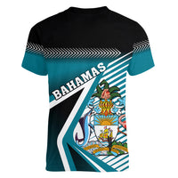 The Bahamas Women V Neck T Shirt Bahamian Blue Marlin Special Version - Wonder Print Shop