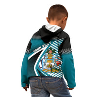 Personalised The Bahamas Kid Hoodie Bahamian Blue Marlin Special Version - Wonder Print Shop