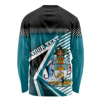 Personalised The Bahamas Long Sleeve Shirt Bahamian Blue Marlin Special Version LT01