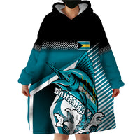 Personalised The Bahamas Wearable Blanket Hoodie Bahamian Blue Marlin Special Version - Wonder Print Shop