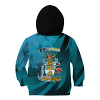10 July The Bahamas Independence Day Kid Hoodie Bahamian Blue Marlin With Hibiscus - Wonder Print Shop