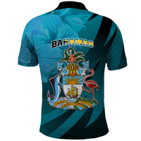 10 July The Bahamas Independence Day Polo Shirt Bahamian Blue Marlin With Hibiscus - Wonder Print Shop