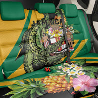Jamaica Crocodile Back Car Seat Cover Pineapple Tropical Style - Wonder Print Shop