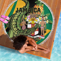 Jamaica Crocodile Beach Blanket Pineapple Tropical Style - Wonder Print Shop