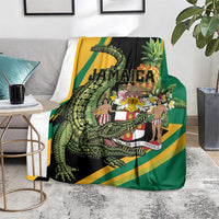 Jamaica Crocodile Blanket Pineapple Tropical Style - Wonder Print Shop