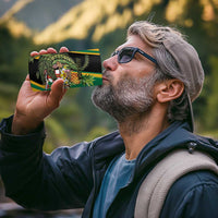 Personalized Jamaica Crocodile 4 in 1 Can Cooler Tumbler Pineapple Tropical Style - Wonder Print Shop