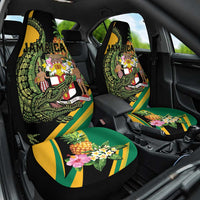Jamaica Crocodile Car Seat Cover Pineapple Tropical Style - Wonder Print Shop