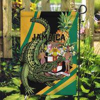 Jamaica Crocodile Garden Flag Pineapple Tropical Style - Wonder Print Shop