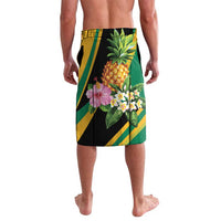 Personalized Jamaica Crocodile Lavalava Pineapple Tropical Style - Wonder Print Shop