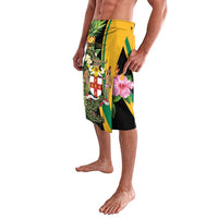 Personalized Jamaica Crocodile Lavalava Pineapple Tropical Style - Wonder Print Shop