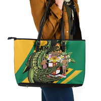 Jamaica Crocodile Leather Tote Bag Pineapple Tropical Style - Wonder Print Shop