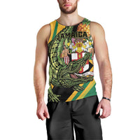 Personalized Jamaica Crocodile Men Tank Top Pineapple Tropical Style - Wonder Print Shop